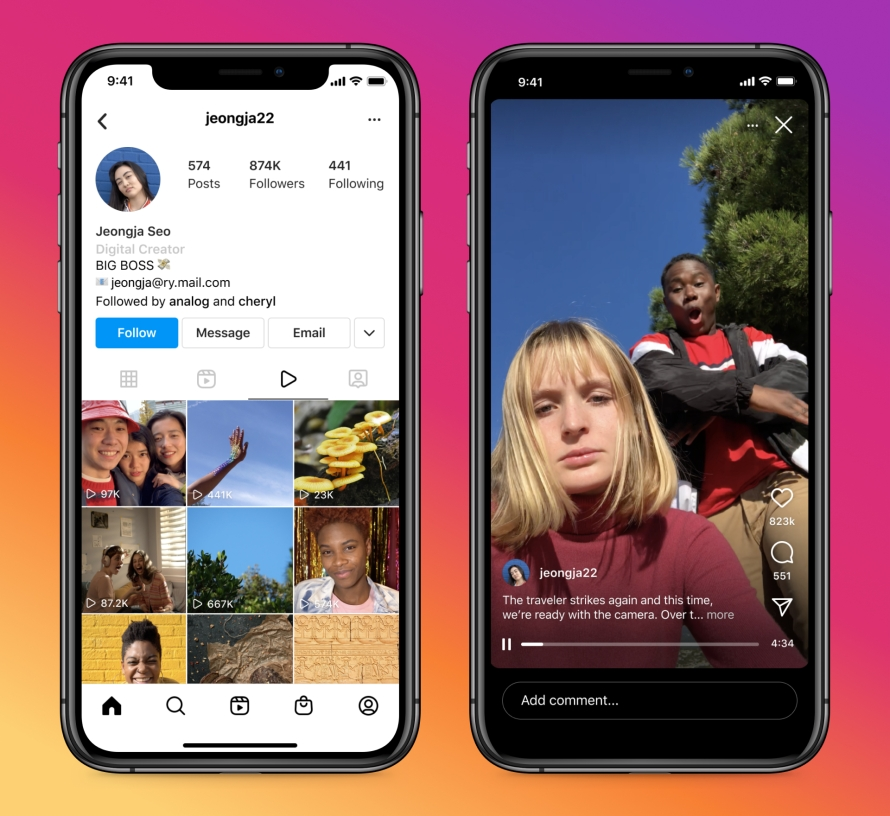 Представители Instagram анонсировали новый рекламный формат для видео «In-Stream»